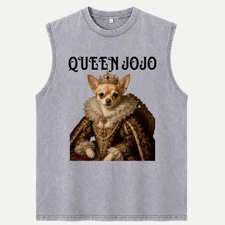 Personalised Queen Pet Portrait T-Shirt