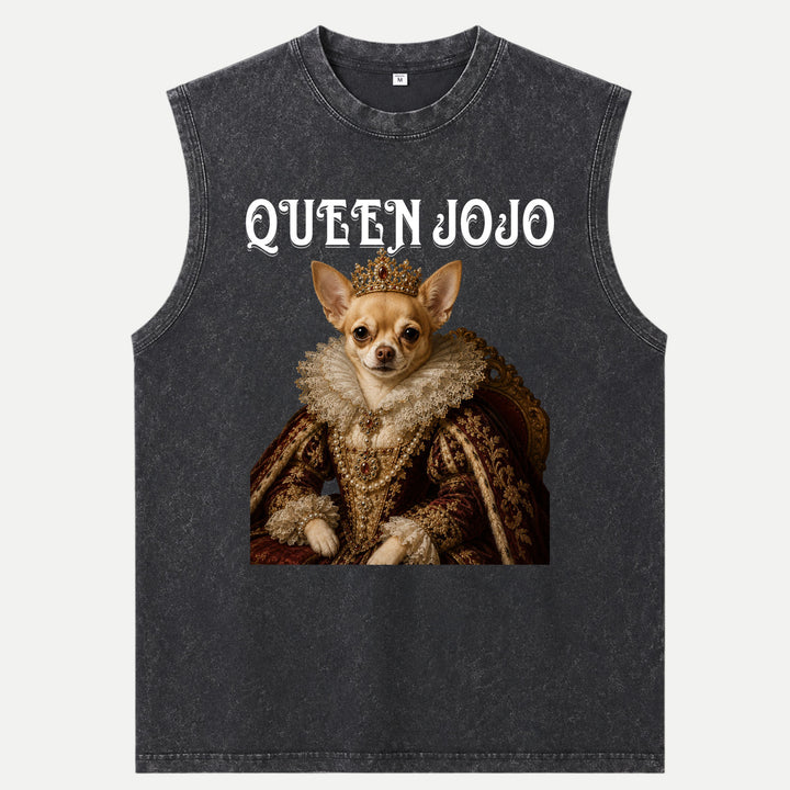 Personalised Queen Pet Portrait T-Shirt