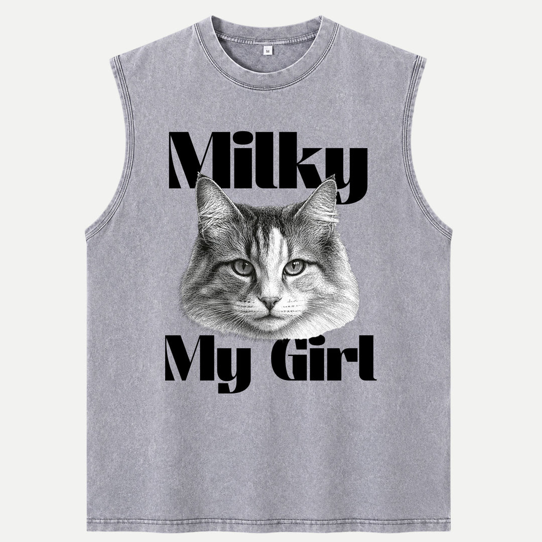 Custom Vintage Portrait Pet T-Shirt