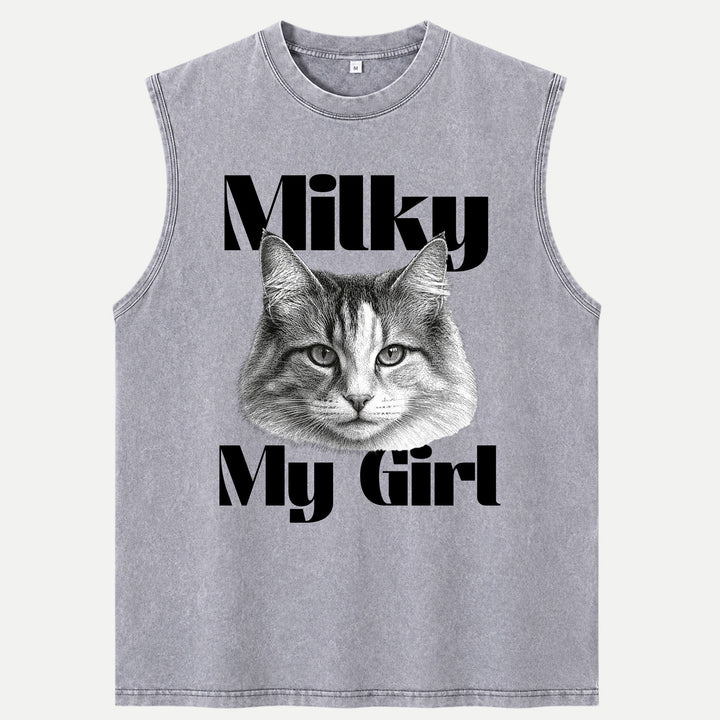 Custom Vintage Portrait Pet T-Shirt
