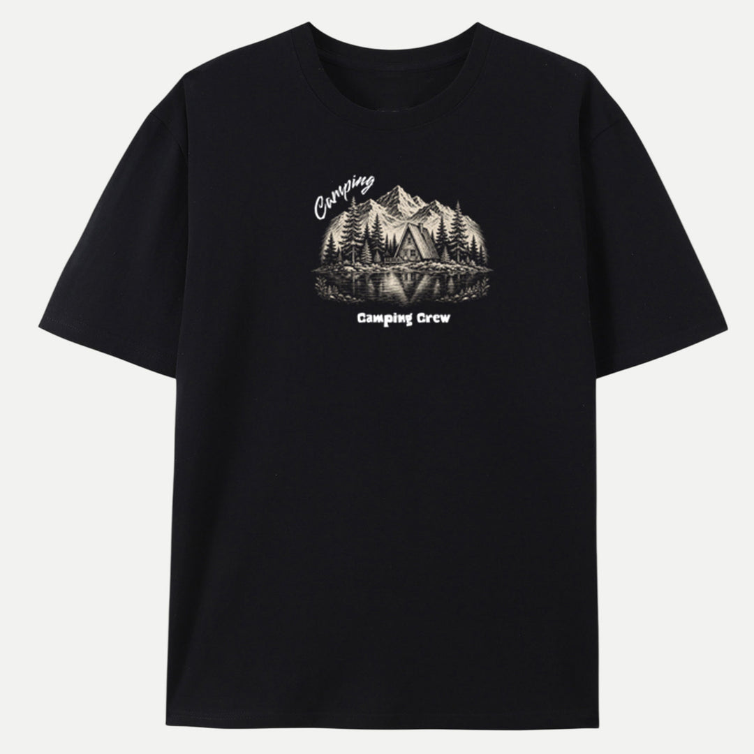 Custom Camping Tee | Personalised Vintage Graphic T-shirt