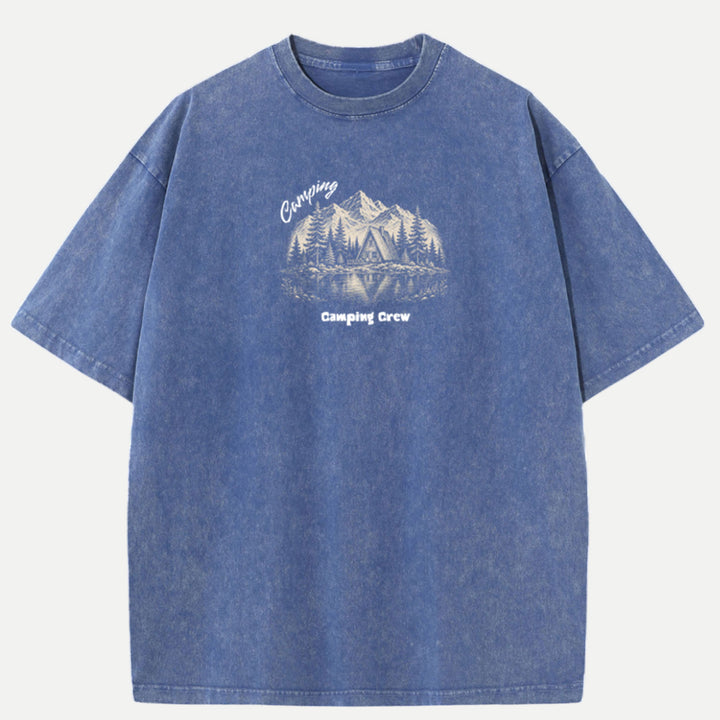 Custom Camping Tee | Personalised Vintage Graphic T-shirt