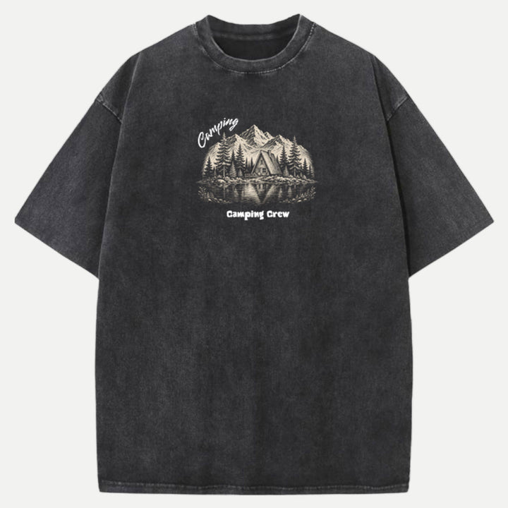 Custom Camping Tee | Personalised Vintage Graphic T-shirt