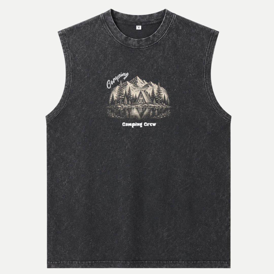 Custom Camping Tee | Personalised Vintage Graphic T-shirt