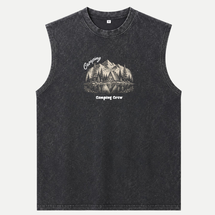 Custom Camping Tee | Personalised Vintage Graphic T-shirt