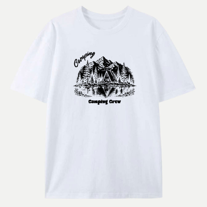 Custom Camping Tee | Personalised Vintage Graphic T-shirt