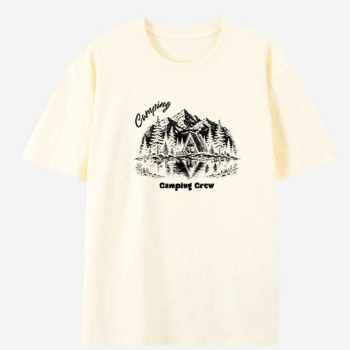 Custom Camping Tee | Personalised Vintage Graphic T-shirt
