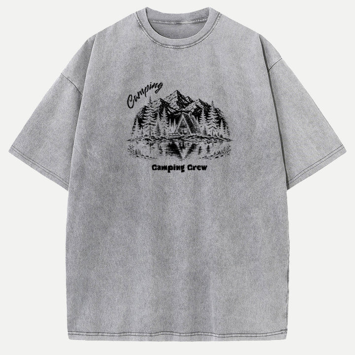 Custom Camping Tee | Personalised Vintage Graphic T-shirt
