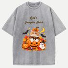 Custom Pumpkin Patch Cat T-Shirt