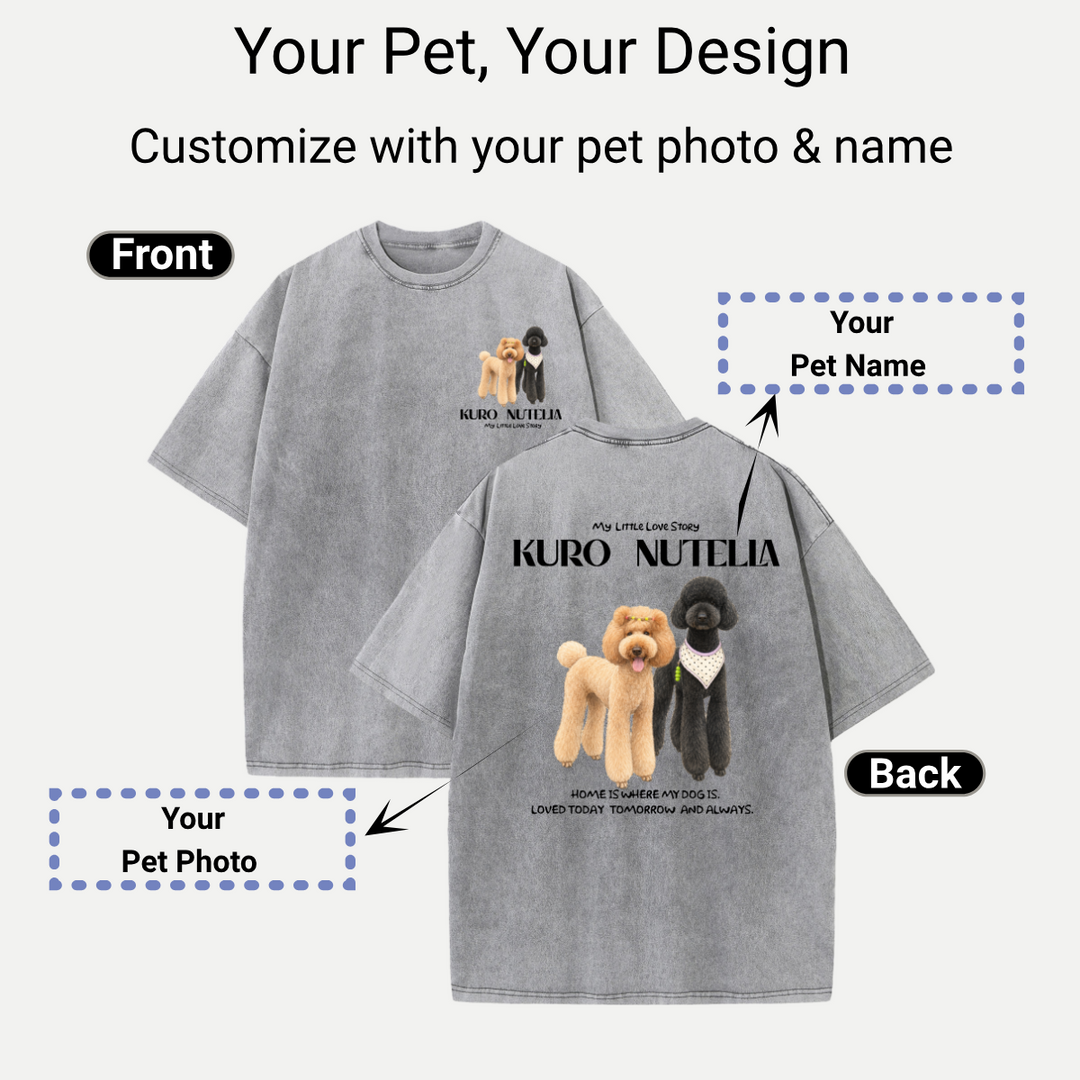 Custom Pet Portrait T-Shirt