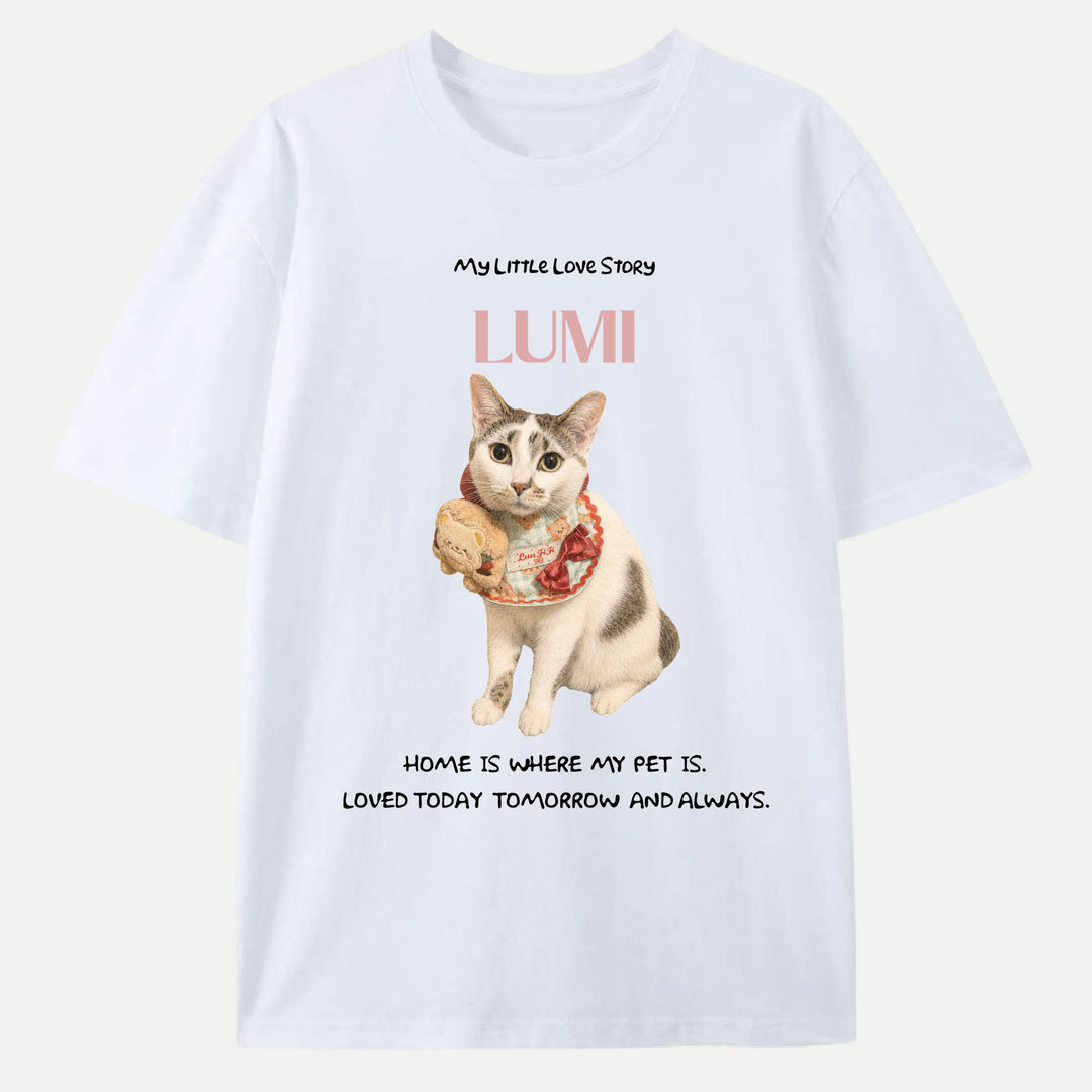 Full Body Pet Portrait Custom Tee