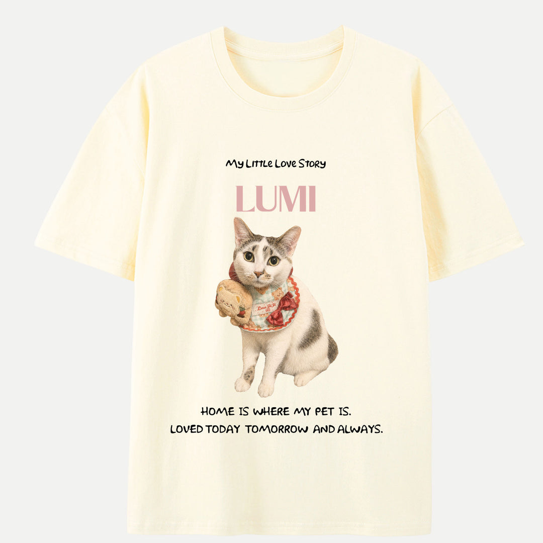 Full Body Pet Portrait Custom Tee