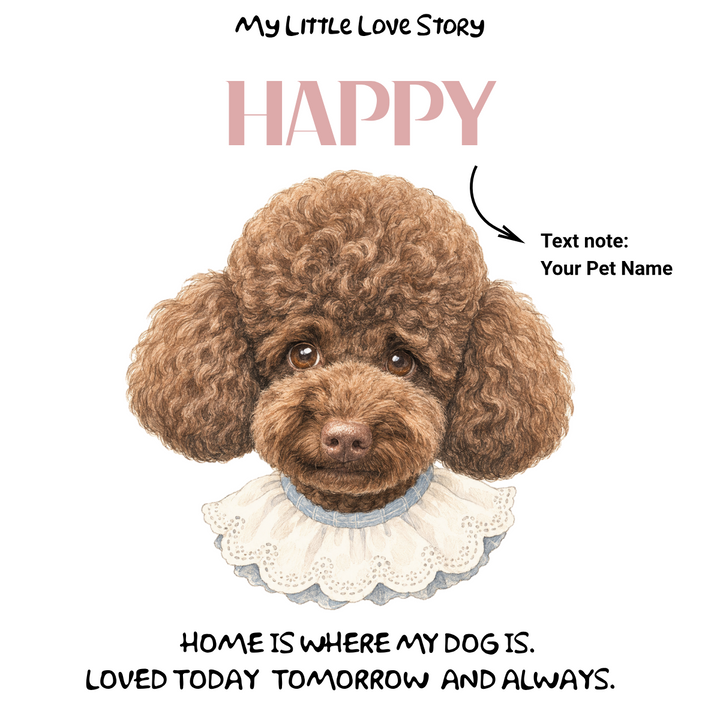 Pet Portrait Design Custom T-shirt