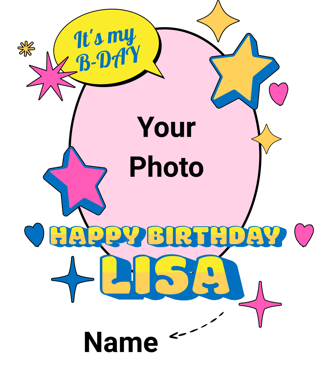 Custom Birthday Photo T-Shirt | Personalised Birthday Tee