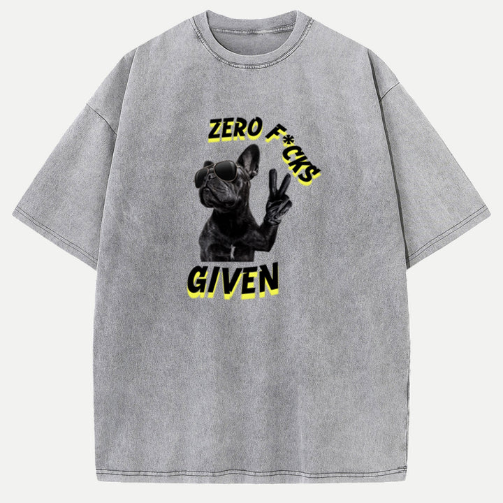 Zero F*cks Given Oversized Sleeveless Tee