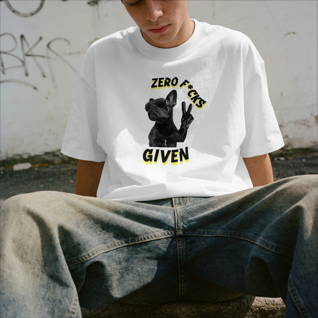 Zero F*cks Given Oversized Sleeveless Tee