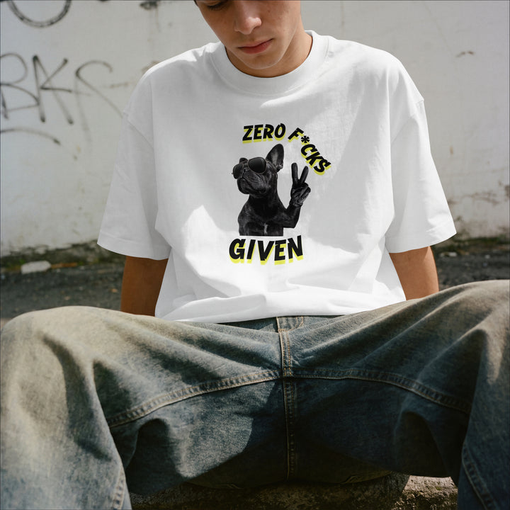 Zero F*cks Given Oversized Sleeveless Tee