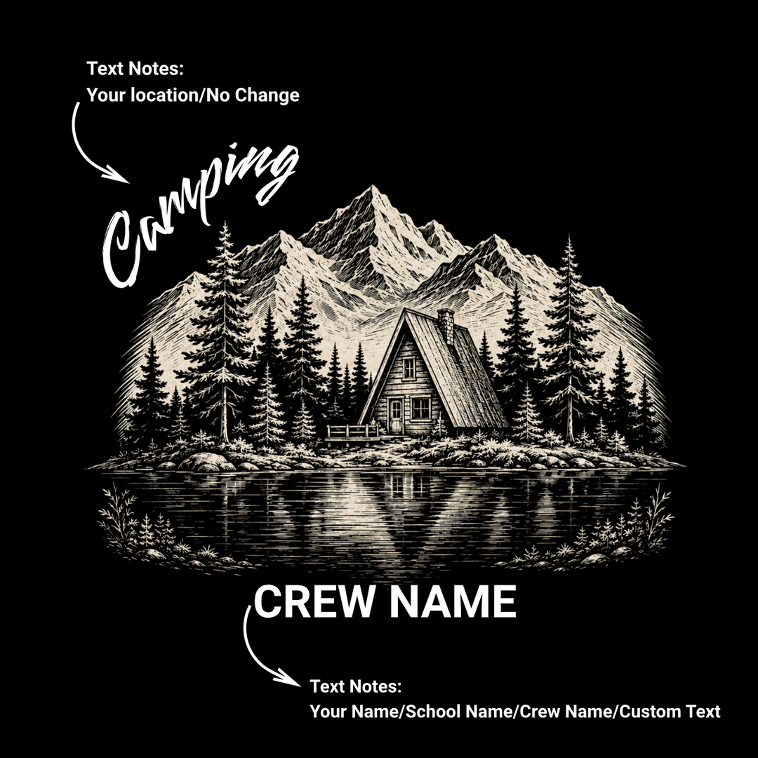 Camping Design Custom Hoodie