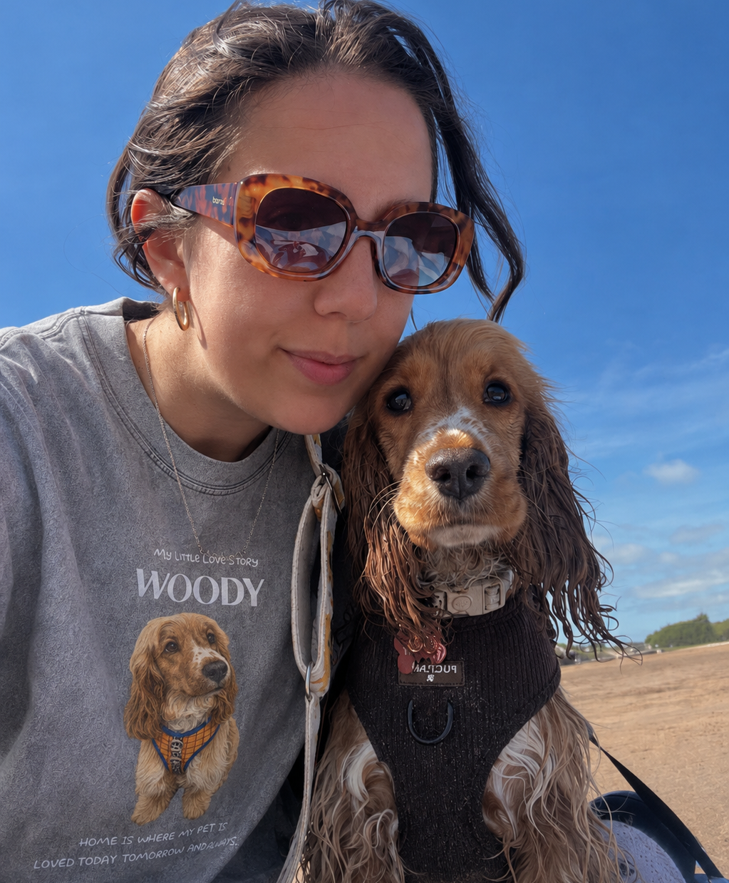 Full Body Pet Portrait Custom Tee