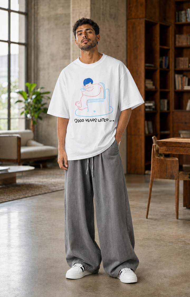 Shirley Chang Funny 2000 Years Later Toilet T-Shirt