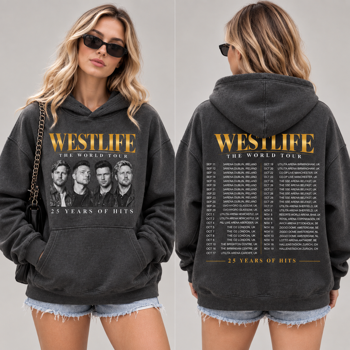 Westlife 25th Anniversary World Tour T-Shirt