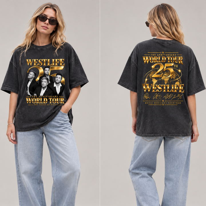 Westlife 25th Anniversary World Tour T-Shirt