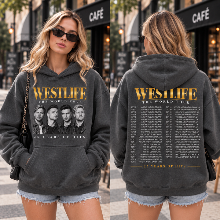 Westlife 25th Anniversary World Tour T-Shirt