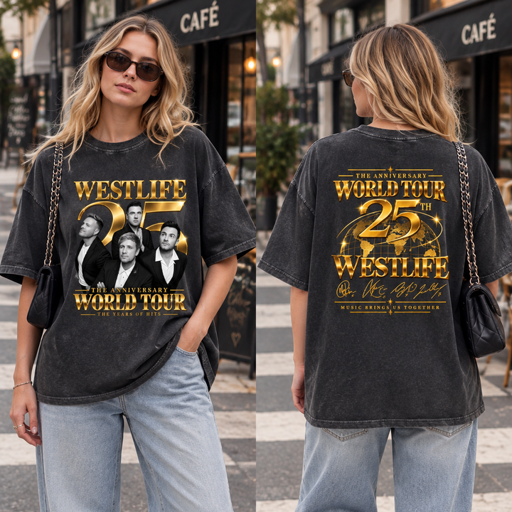 Westlife 25th Anniversary World Tour T-Shirt