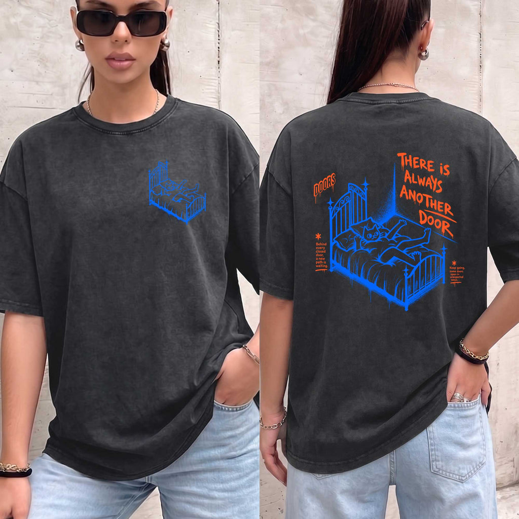 Lemme-There Is Always Another Door Front & Back Vintage T-Shirt