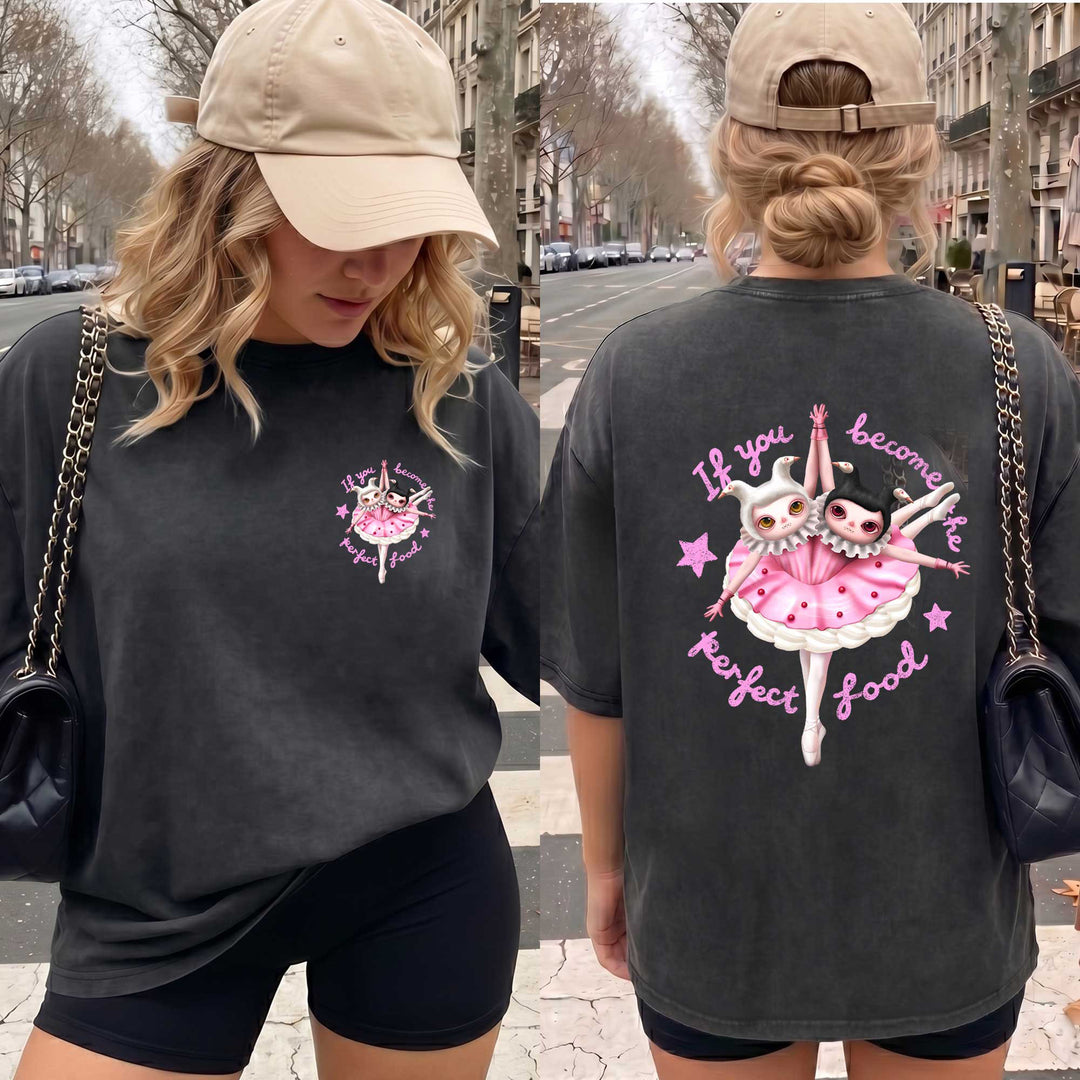 Lemme-If you become the perfect food Vintage Tee
