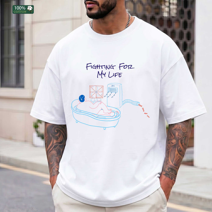 Shirley Chang-Fighting For My Life Funny T-Shirt