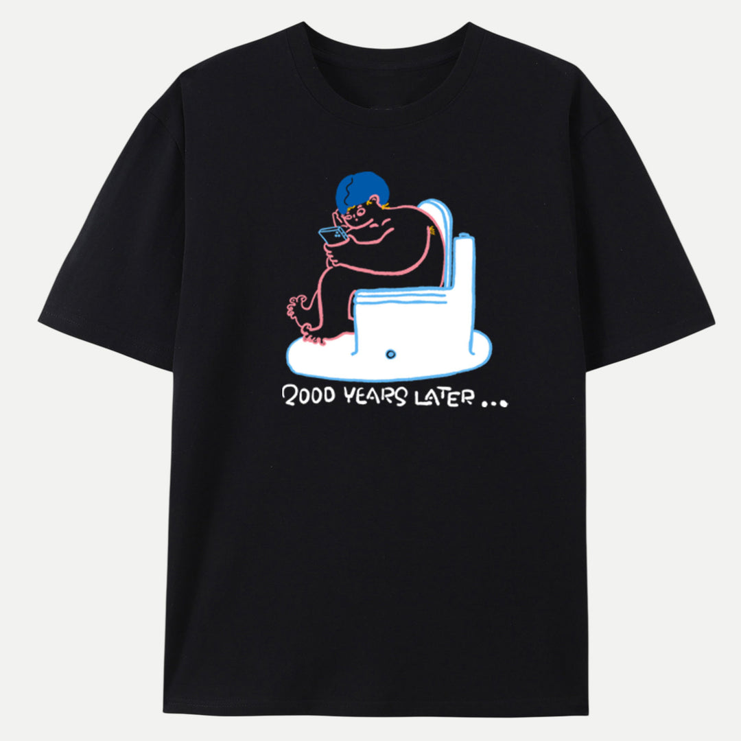2000 Years Later Toilet -Shirley Chang T-Shirt