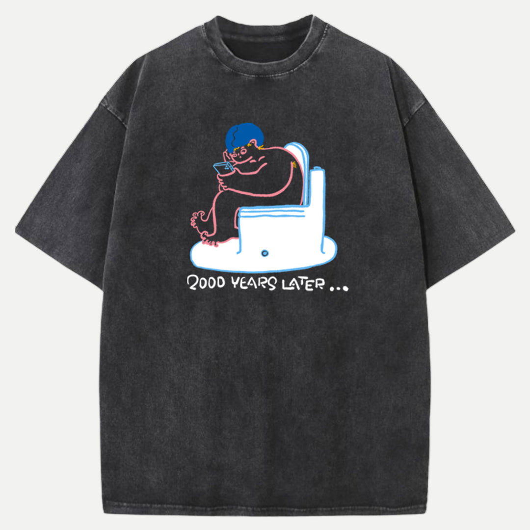 2000 Years Later Toilet -Shirley Chang T-Shirt