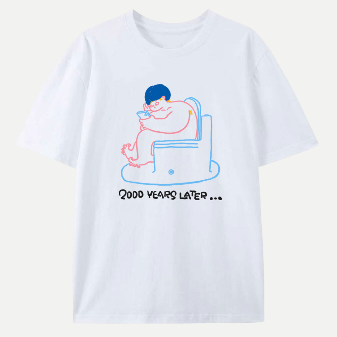 2000 Years Later Toilet -Shirley Chang T-Shirt