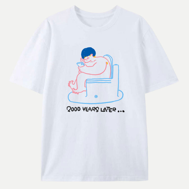 2000 Years Later Toilet -Shirley Chang T-Shirt