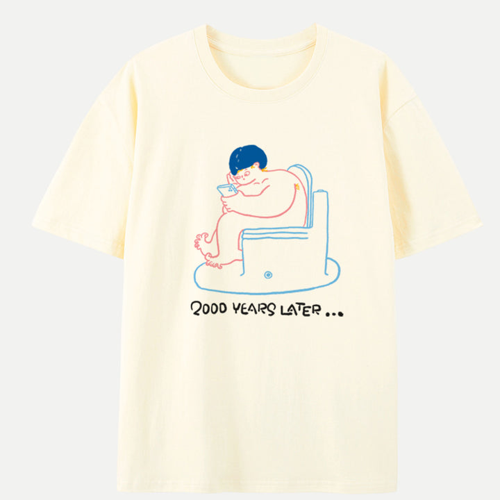 2000 Years Later Toilet -Shirley Chang T-Shirt