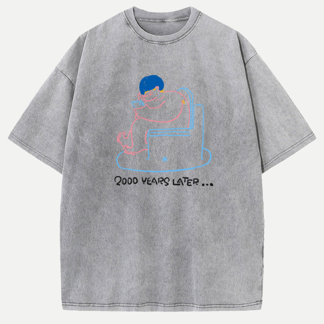 2000 Years Later Toilet -Shirley Chang T-Shirt