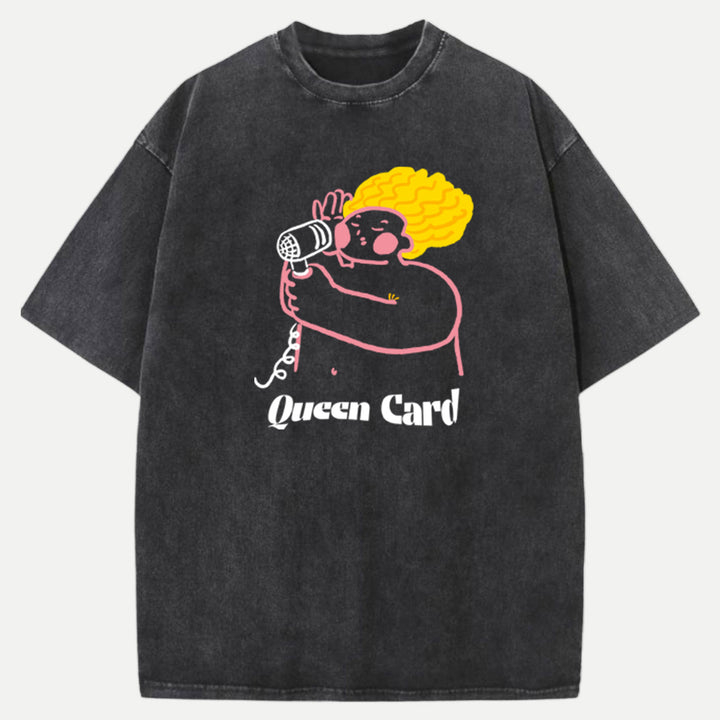 Queen Card Graphic -Shirley Chang T-Shirt