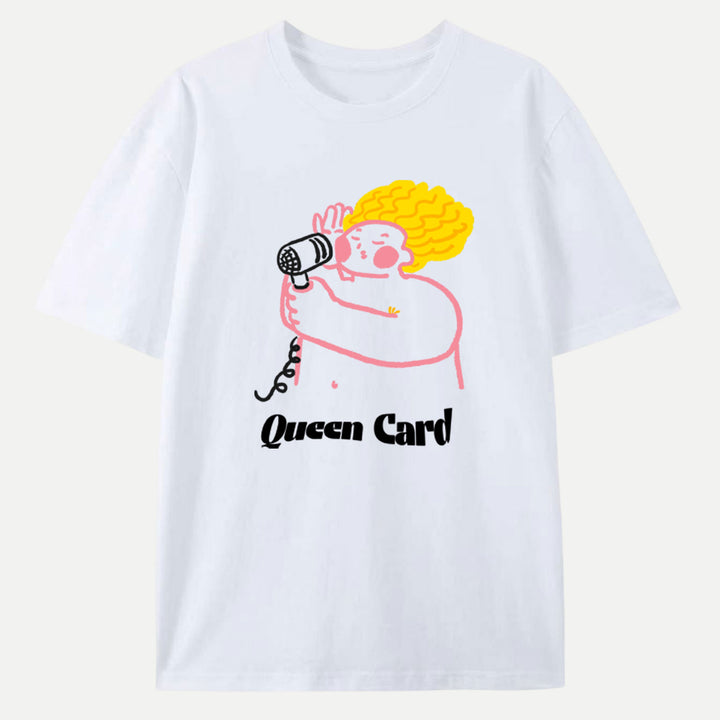 Queen Card Graphic -Shirley Chang T-Shirt