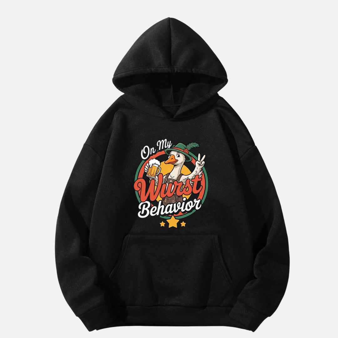 On My Wurst Behavior Oktoberfest Goose T-Shirt