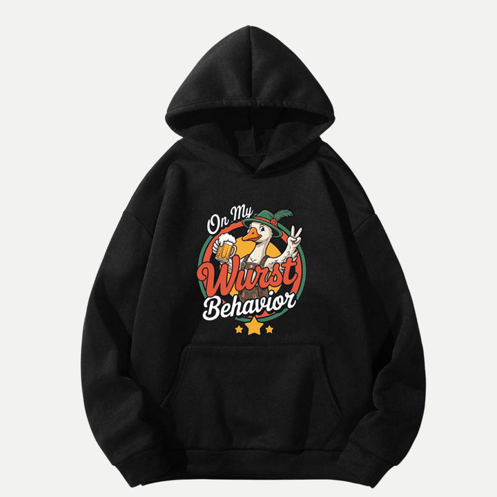 On My Wurst Behavior Oktoberfest Goose T-Shirt