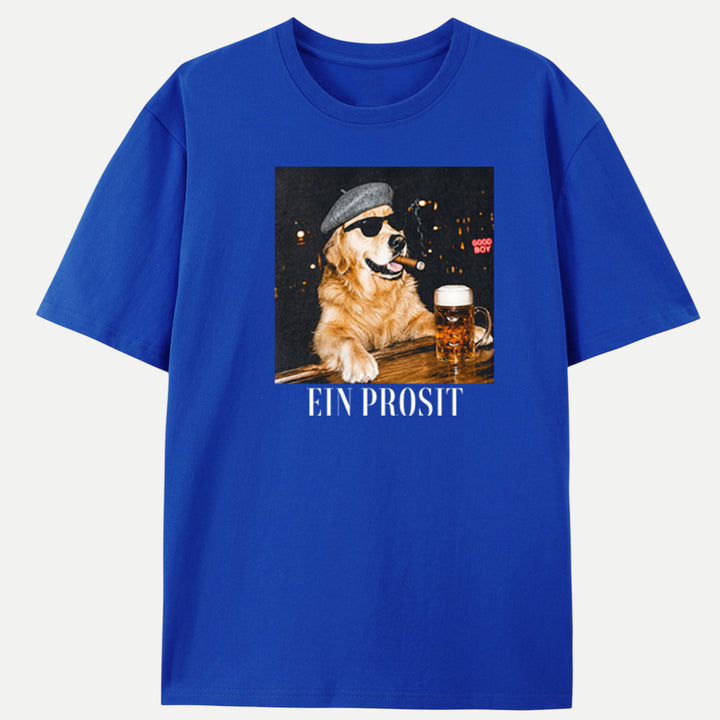 Ein Prosit Cool Dog Oktoberfest T-Shirt