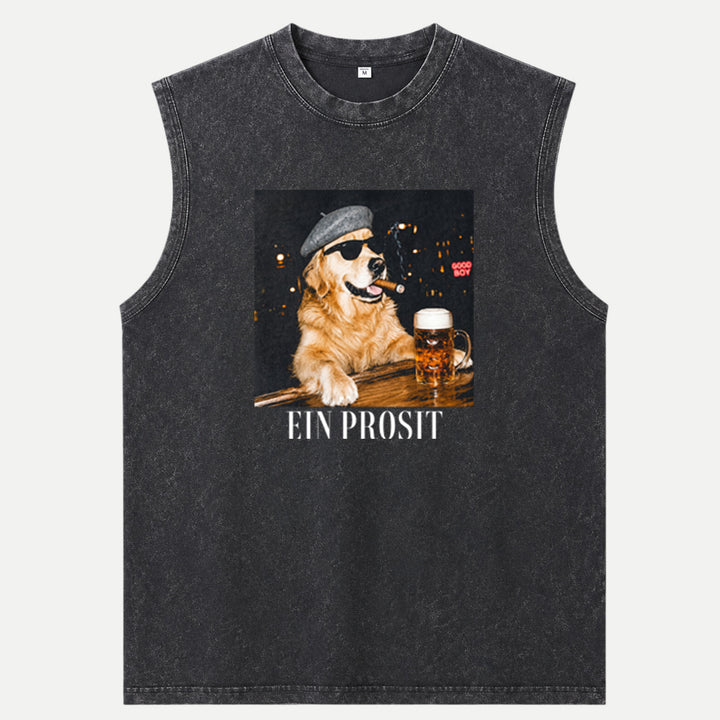 Ein Prosit Cool Dog Oktoberfest T-Shirt