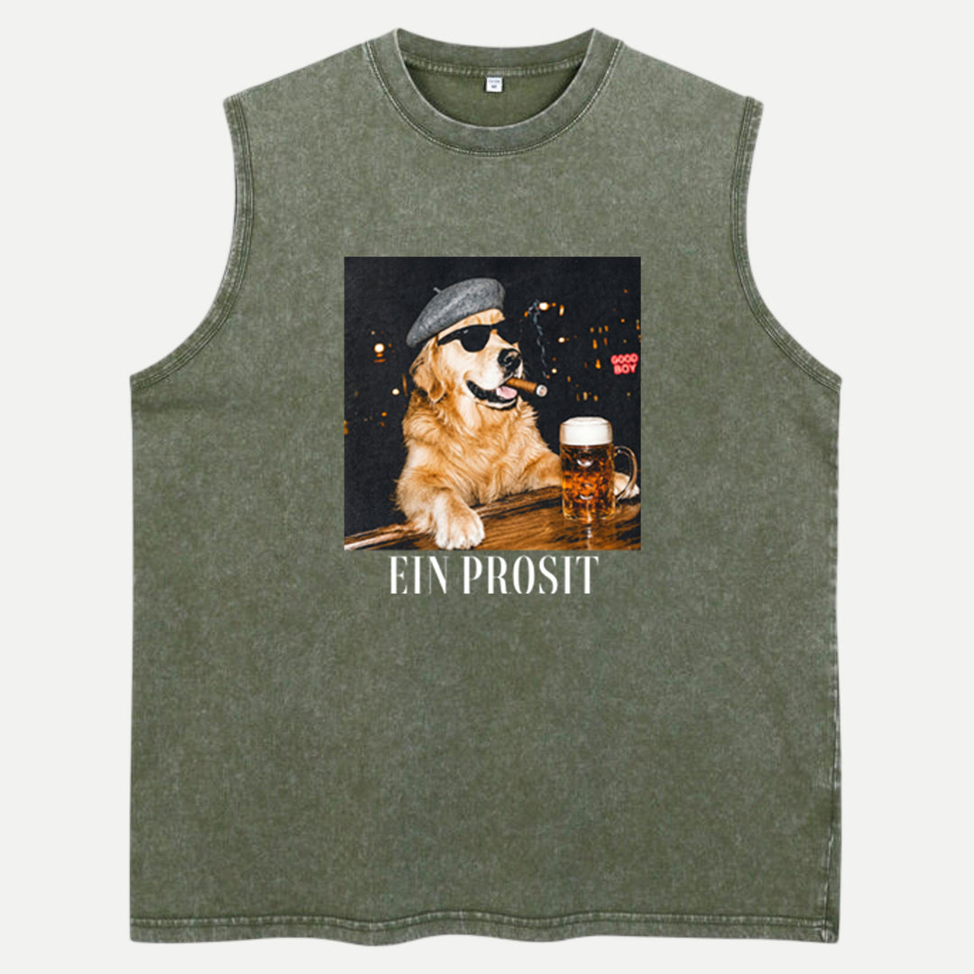 Ein Prosit Cool Dog Oktoberfest T-Shirt
