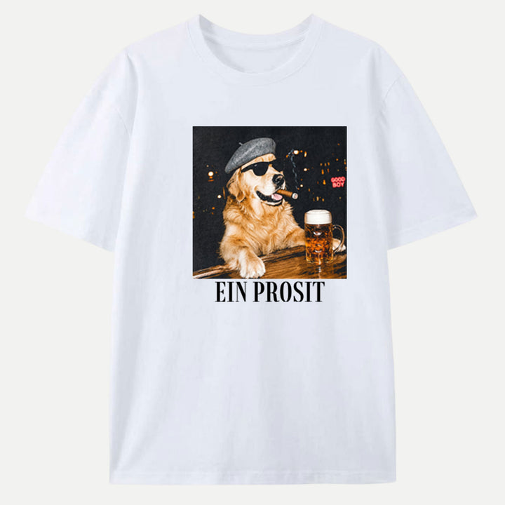 Ein Prosit Cool Dog Oktoberfest T-Shirt