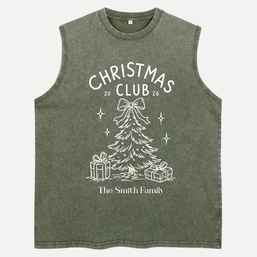 Custom Family Christmas Club 2026 T-Shirt