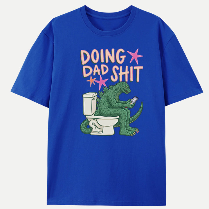 Doing Dad Shit Dinosaur Vintage T-Shirt – Funny Father’s Day Tee