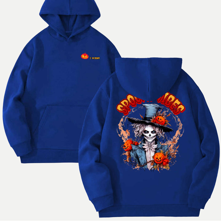 Spooky Vibes Skeleton Witch T-Shirt