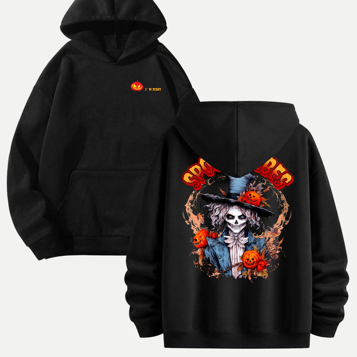 Spooky Vibes Skeleton Witch T-Shirt