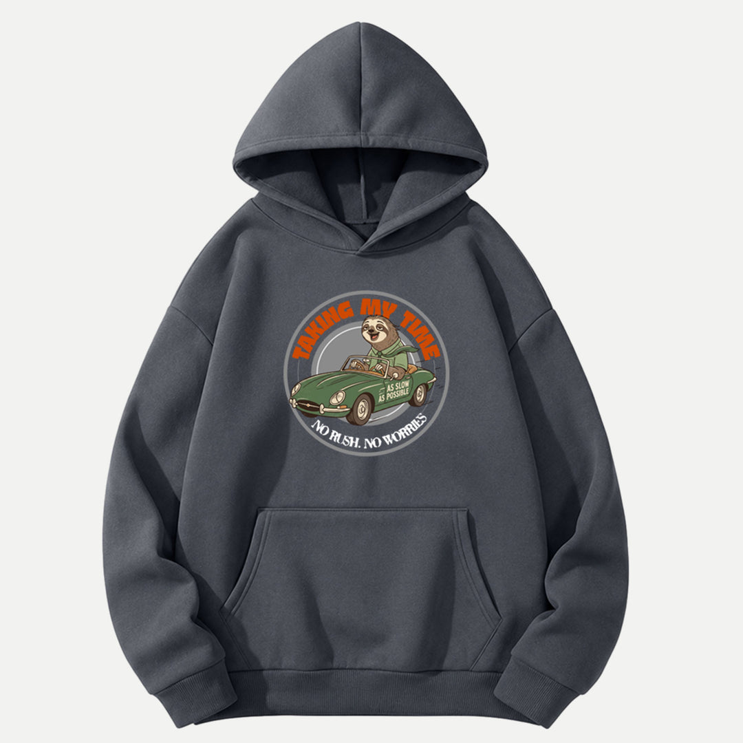 Taking My Time Sloth Driving Car T-Shirt